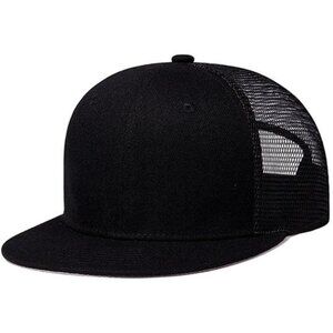 Snapback Hat for Men Women Black